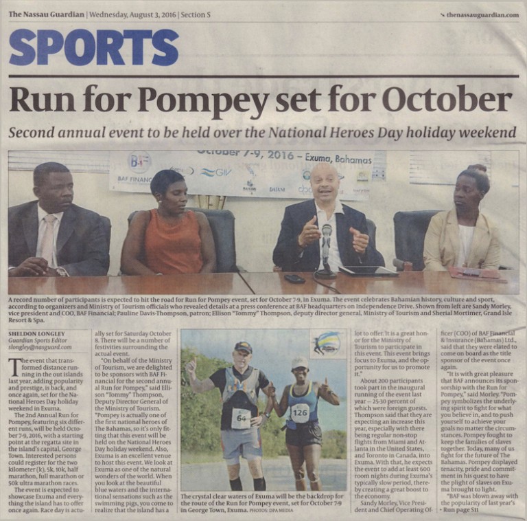Run for Pompey set for October!